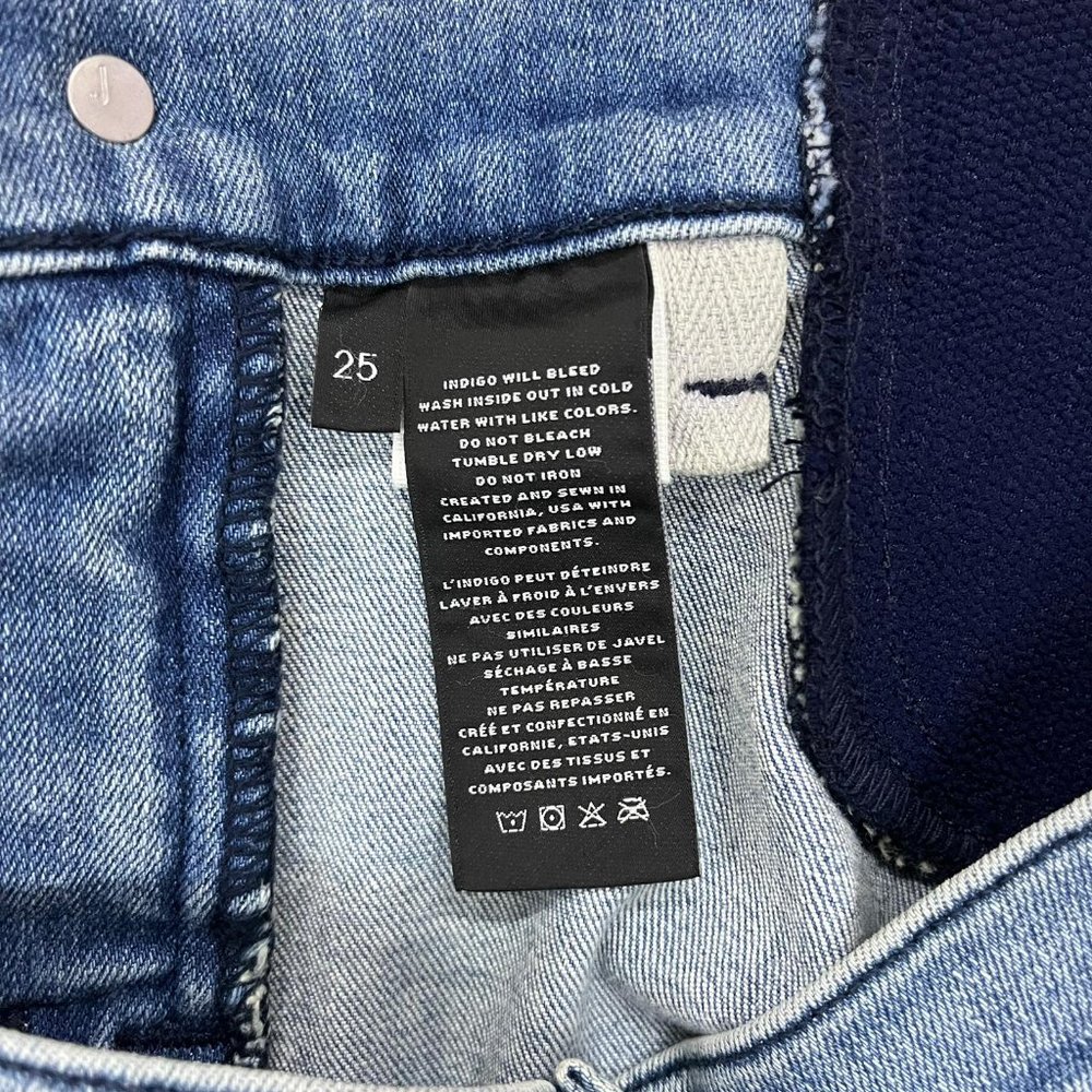 NWT J Brand Patriot Skinny Jeans Light Wash Blue Women's Size 25 - Picture 5 of 6